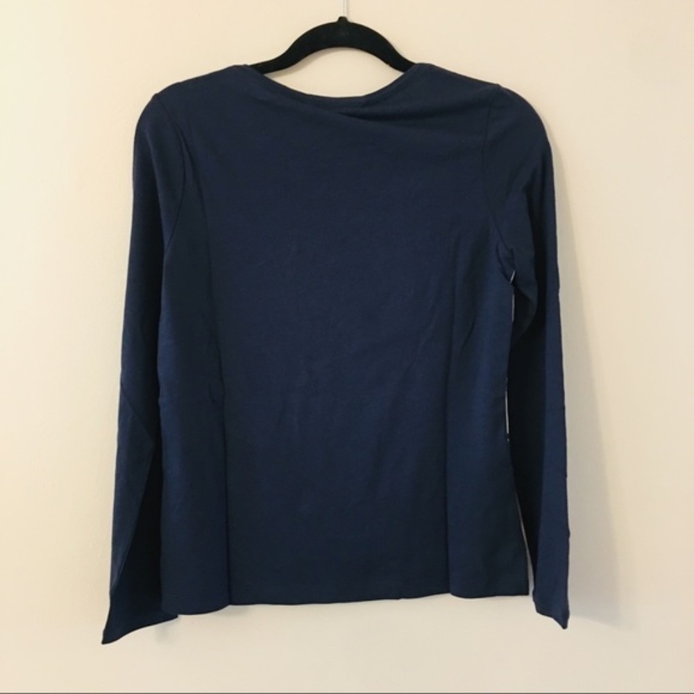 Tommy Bahama | Palm Tree Navy Long Sleeve Tee Sz - Picture 2 of 5